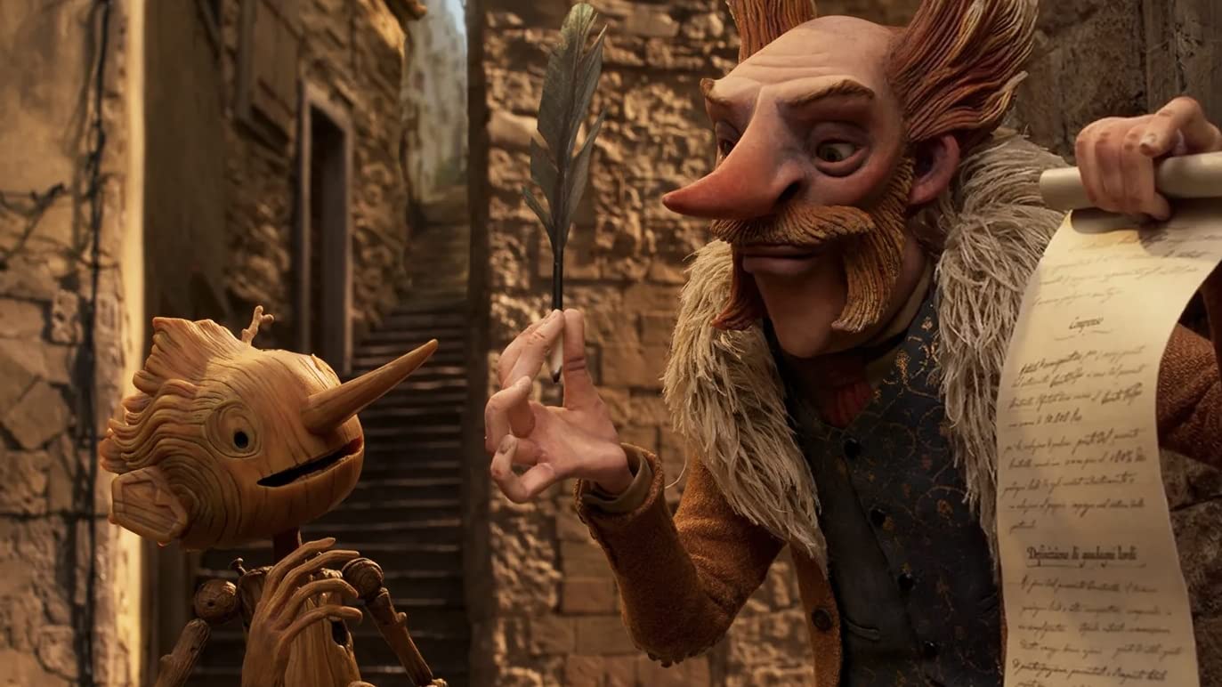 кадр из фильма «Пиноккио Гильермо дель Торо»